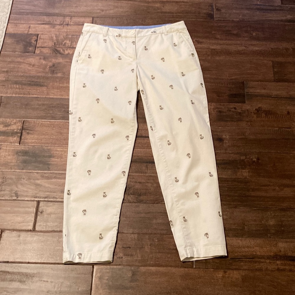 Talbots Size 6 Weekend Chino With Cats